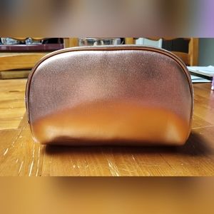 Rose Gold Lancome cosmetic bag 8"x5.5"